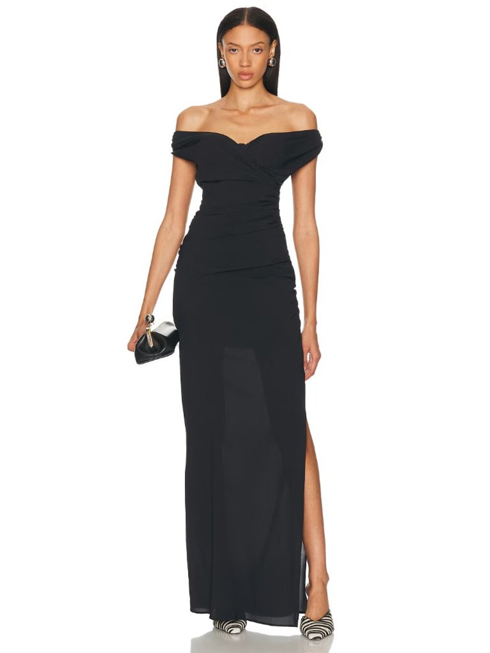 JACQUEMUS La Robe Rita Longue Dress Black